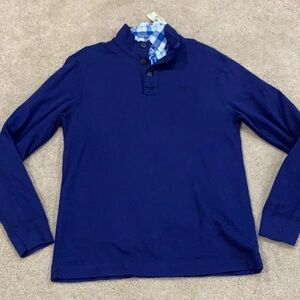American Eagle Classic Navy Long Sleeve Sweater/ Shirt set